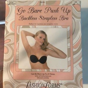 Strapless nude bra